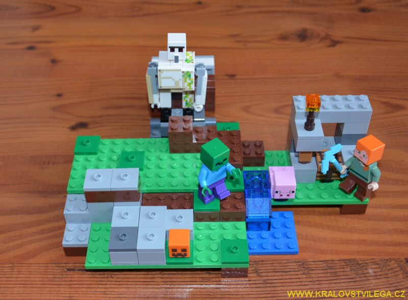 Lego Minecraft 21123 Železný golem 2