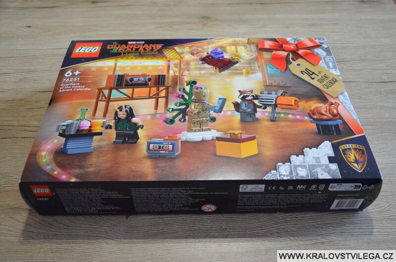 Lego adventní kalendář Marvel Strážci galaxie