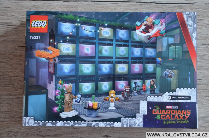 Lego adventní kalendář Marvel Strážci galaxie 3
